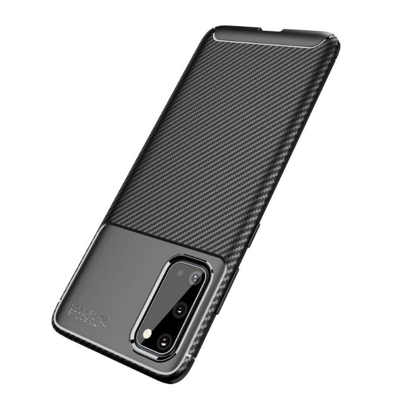 Etui do Samsung Galaxy S20 Classic Style Włókno Węglowe W Żelu