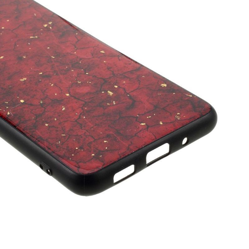 Etui do Samsung Galaxy S20 Glam Złota Powłoka Liści