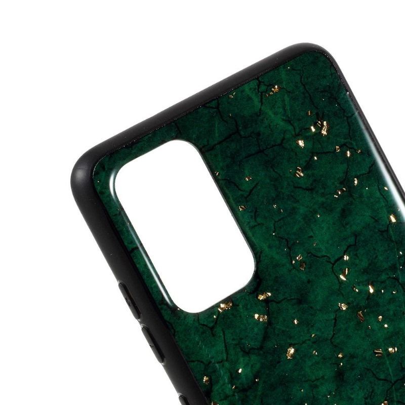 Etui do Samsung Galaxy S20 Glam Złota Powłoka Liści