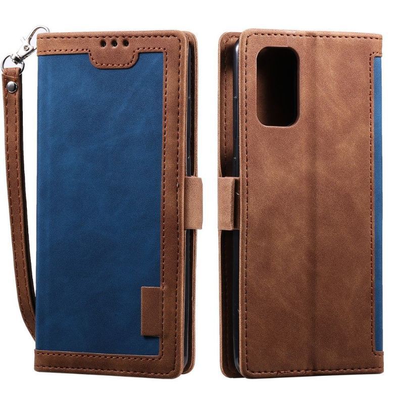 Etui Folio do Samsung Galaxy S20 Classic Vintage Kieszeń Ze Smyczą