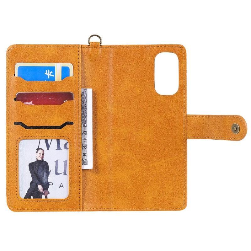 Futerały Etui Folio do Samsung Galaxy S20 2w1 Ze Sztucznej Skóry W Stylu Retro