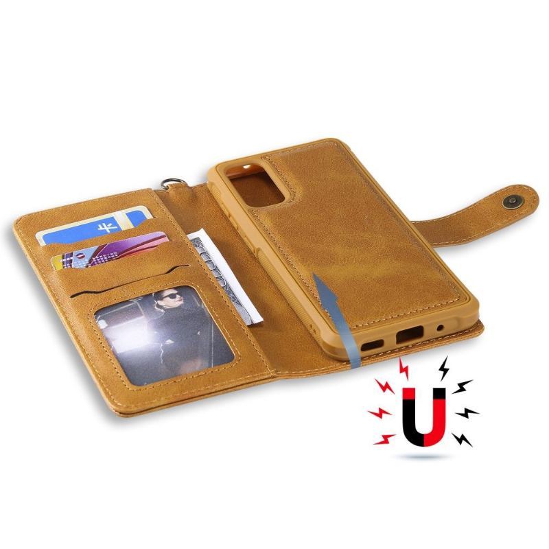 Futerały Etui Folio do Samsung Galaxy S20 2w1 Ze Sztucznej Skóry W Stylu Retro