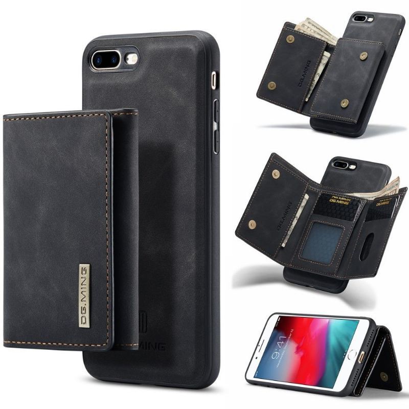 Etui do iPhone 8 Plus / 7 Plus Z Magnetycznym Uchwytem Na Karty