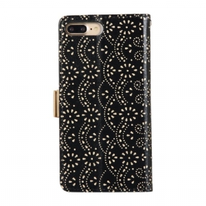 Etui Folio do iPhone 8 Plus / 7 Plus Romance Koronka Z Paskiem