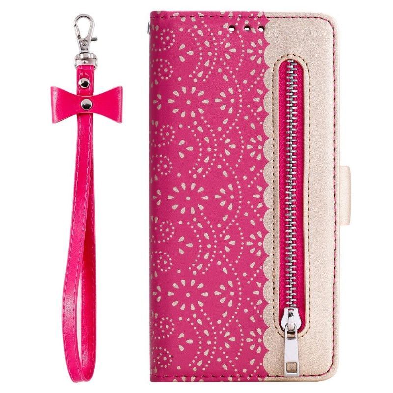 Etui Folio do iPhone 8 Plus / 7 Plus Romance Koronka Z Paskiem