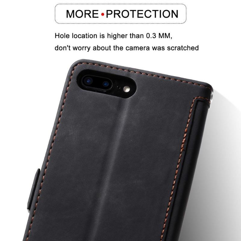 Etui Folio do iPhone 8 Plus / 7 Plus z Łańcuch Vintage Posiadacz Karty