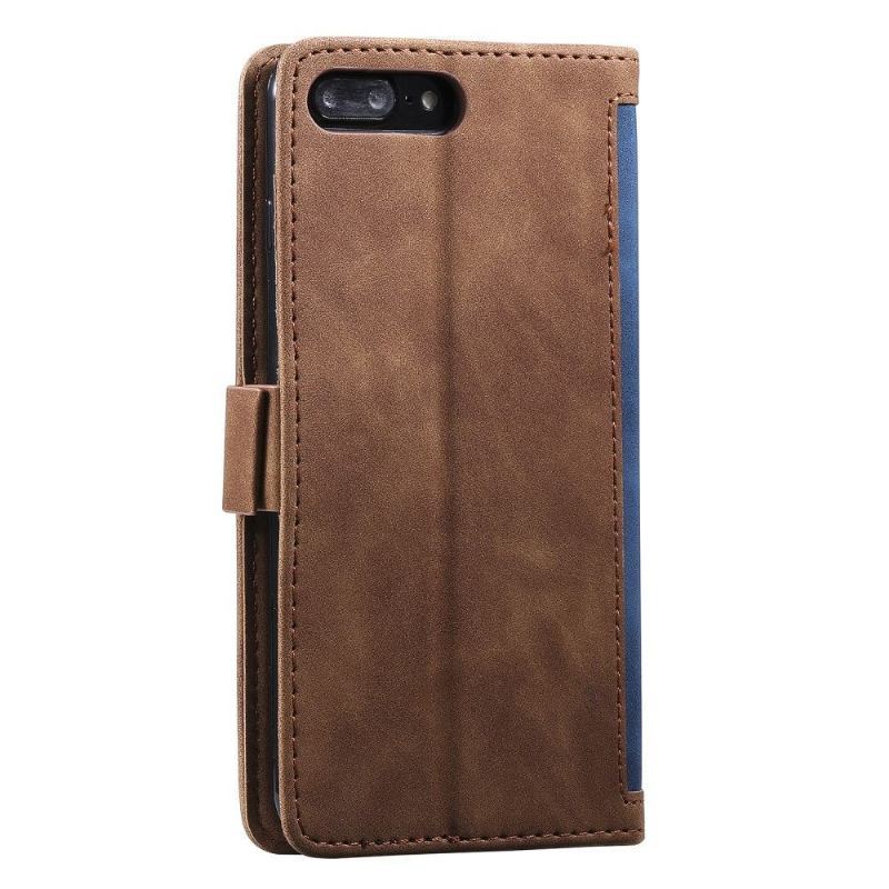 Etui Folio do iPhone 8 Plus / 7 Plus z Łańcuch Vintage Posiadacz Karty