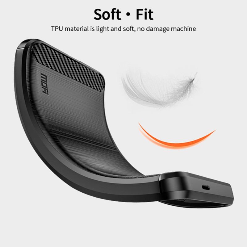 Etui Do Xiaomi 14 Ultra Szczotkowane Włókno Węglowe Mofi