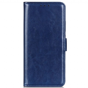 Etui Folio Xiaomi 14 Ultra Imitacja Skóry Lakierowanej Etui Ochronne