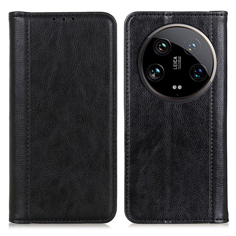 Flip Kotelot Xiaomi 14 Ultra Etui Na Telefon Tekstura Liczi