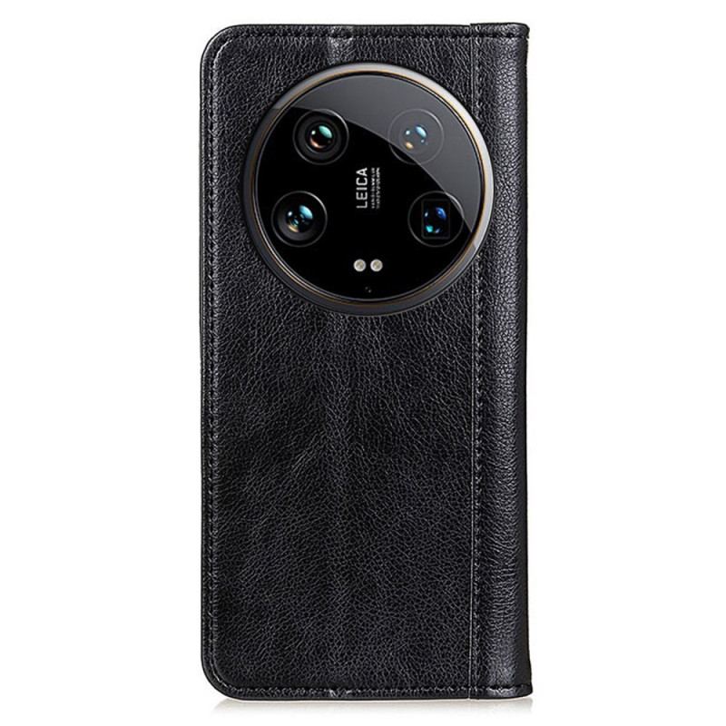 Flip Kotelot Xiaomi 14 Ultra Etui Na Telefon Tekstura Liczi