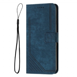 Etui Folio Do Google Pixel 8 Linie Paska