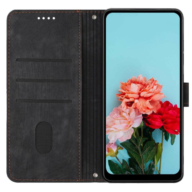 Etui Folio Do Google Pixel 8 Linie Paska