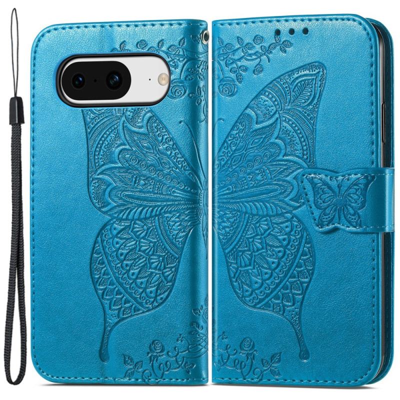 Etui Folio Google Pixel 8 Barokowy Motyl