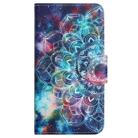 Etui Folio Do Xiaomi Redmi Note 13 Pro 4g Gwiaździste Niebo I Mandala Na Smyczy