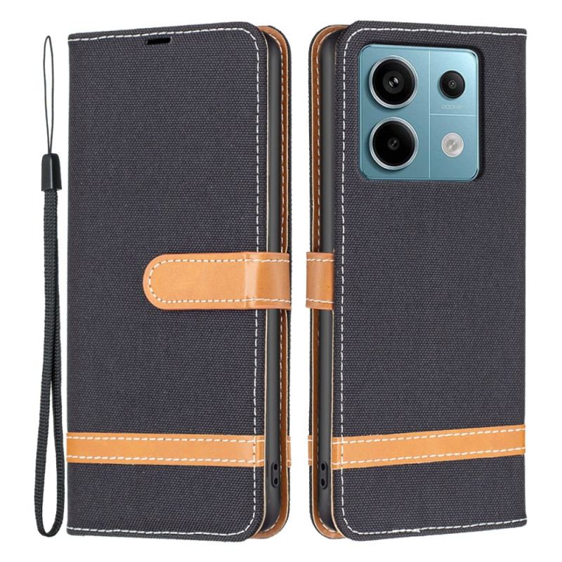 Etui Folio Do Xiaomi Redmi Note 13 Pro 4g Materiał Paska