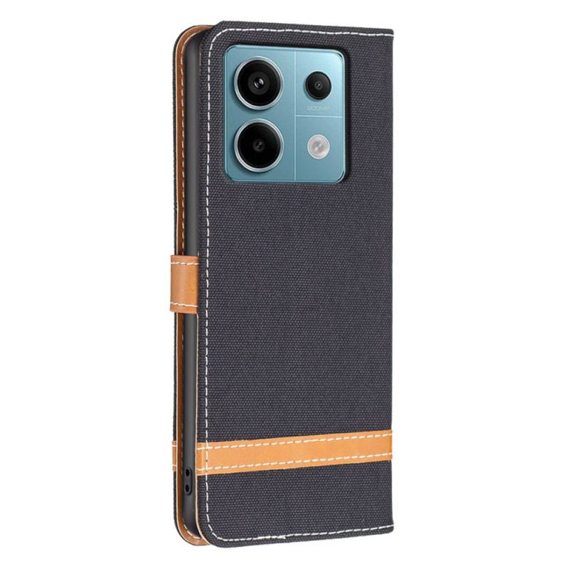 Etui Folio Do Xiaomi Redmi Note 13 Pro 4g Materiał Paska