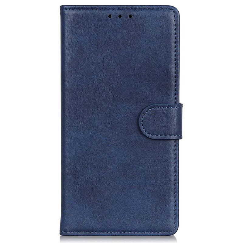 Etui Folio Do Xiaomi Redmi Note 13 Pro 4g Matowa Sztuczna Skóra