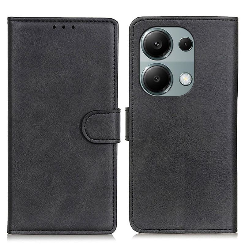 Etui Folio Do Xiaomi Redmi Note 13 Pro 4g Matowa Sztuczna Skóra