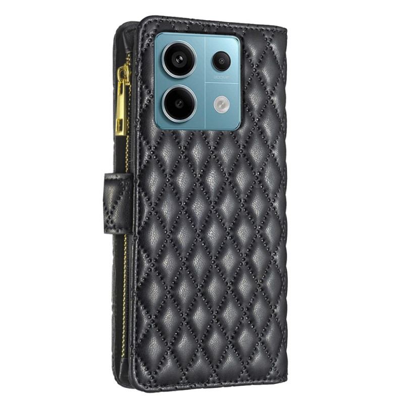 Etui Folio Do Xiaomi Redmi Note 13 Pro 4g Pikowana Binfen Kolor