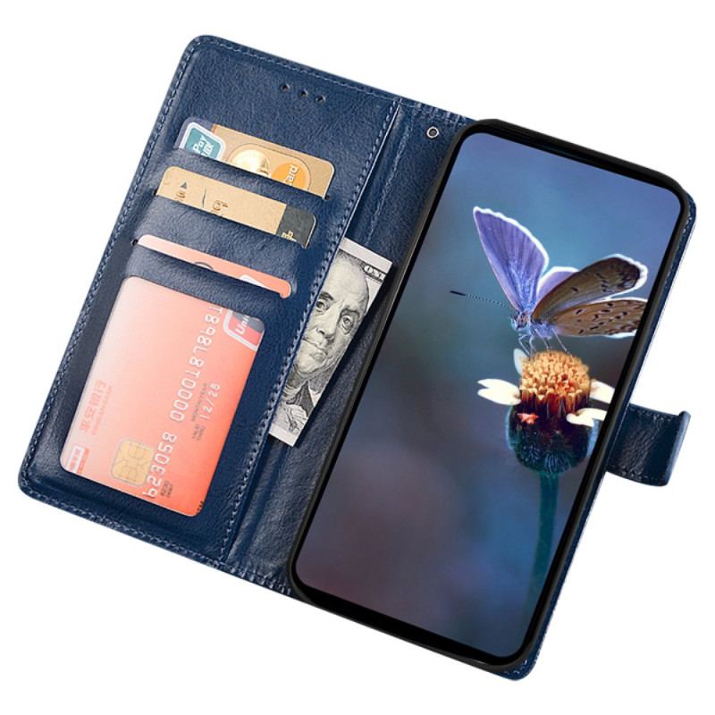 Etui Folio Do Xiaomi Redmi Note 13 Pro 4g Sztuczna Skóra Idewei