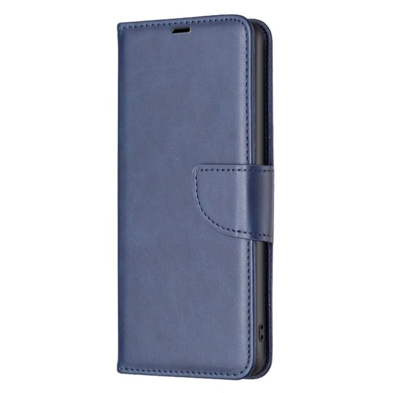 Etui Folio Xiaomi Redmi Note 13 Pro 4g Efekt Skóry Z Paskiem Etui Ochronne