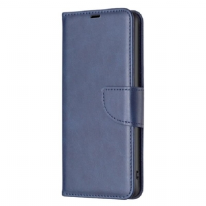 Etui Folio Xiaomi Redmi Note 13 Pro 4g Efekt Skóry Z Paskiem Etui Ochronne