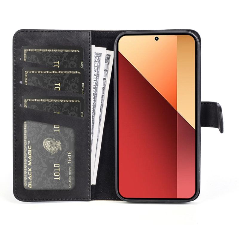 Etui Folio Xiaomi Redmi Note 13 Pro 4g Konstrukcja Dwukolorowa