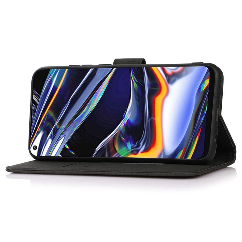 Etui Folio Xiaomi Redmi Note 13 Pro 4g Skórzany Styl Khazneh Etui Ochronne