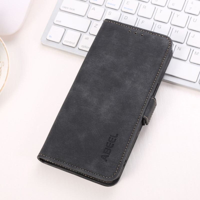 Etui Folio Xiaomi Redmi Note 13 Pro 4g Skórzany Styl Vintage Abeel