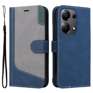 Etui Folio Xiaomi Redmi Note 13 Pro 4g Trójkolorowy