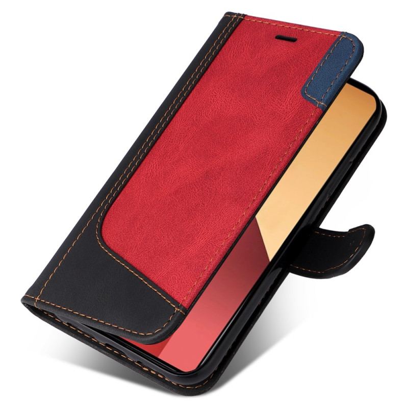 Etui Folio Xiaomi Redmi Note 13 Pro 4g Trójkolorowy