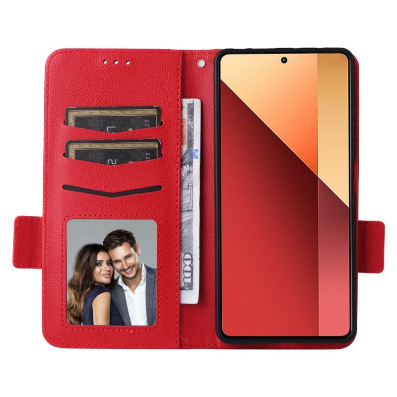 Etui Folio Xiaomi Redmi Note 13 Pro 4g Ultracienki Pasek Etui Ochronne