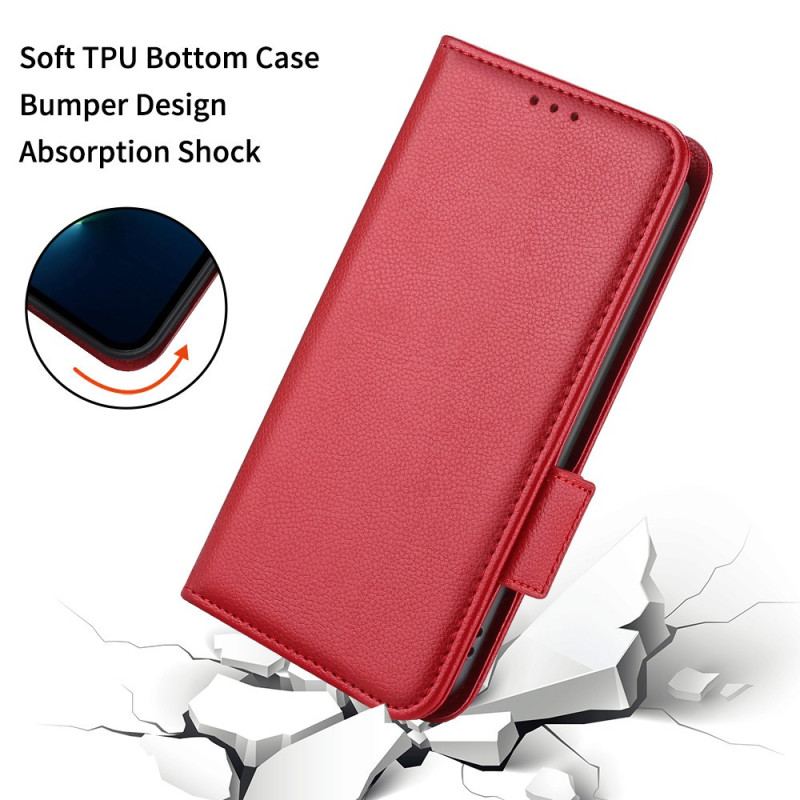 Etui Folio Xiaomi Redmi Note 13 Pro 4g Ultracienki Pasek Etui Ochronne