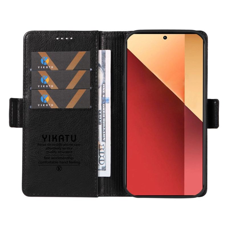 Etui Folio Xiaomi Redmi Note 13 Pro 4g Yikatu Etui Ochronne