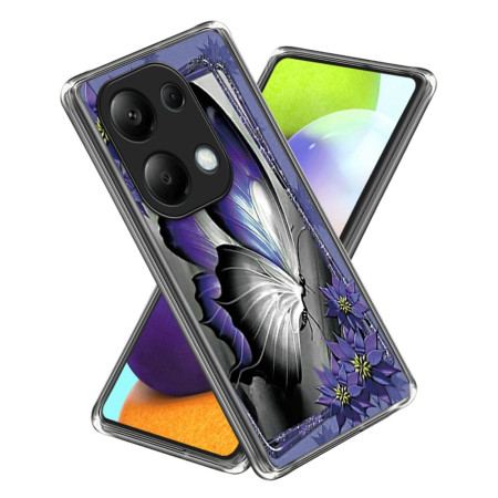 Etui Xiaomi Redmi Note 13 Pro 4g Fioletowy Motyl Etui Ochronne