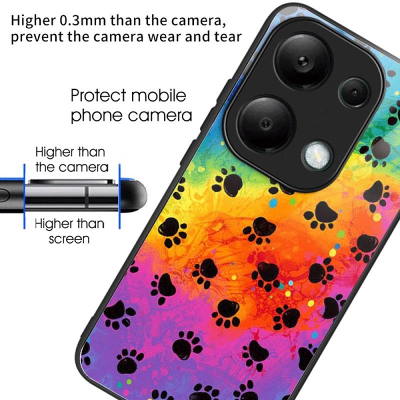 Etui Xiaomi Redmi Note 13 Pro 4g Odciski Palców Ze Szkła Hartowanego