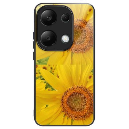 Etui Xiaomi Redmi Note 13 Pro 4g Słoneczniki Ze Szkła Hartowanego