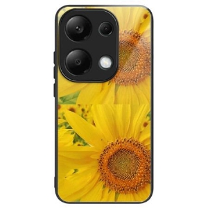 Etui Xiaomi Redmi Note 13 Pro 4g Słoneczniki Ze Szkła Hartowanego