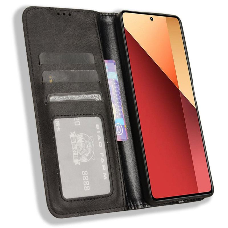 Flip Kotelot Xiaomi Redmi Note 13 Pro 4g Styl Vintage Etui Ochronne