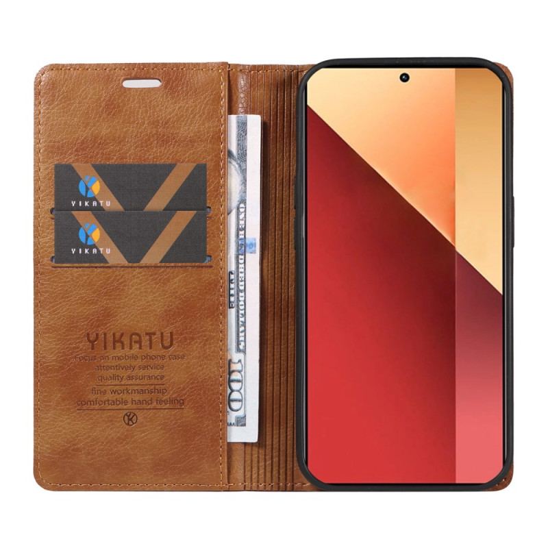 Flip Kotelot Xiaomi Redmi Note 13 Pro 4g Vintage Yikatu