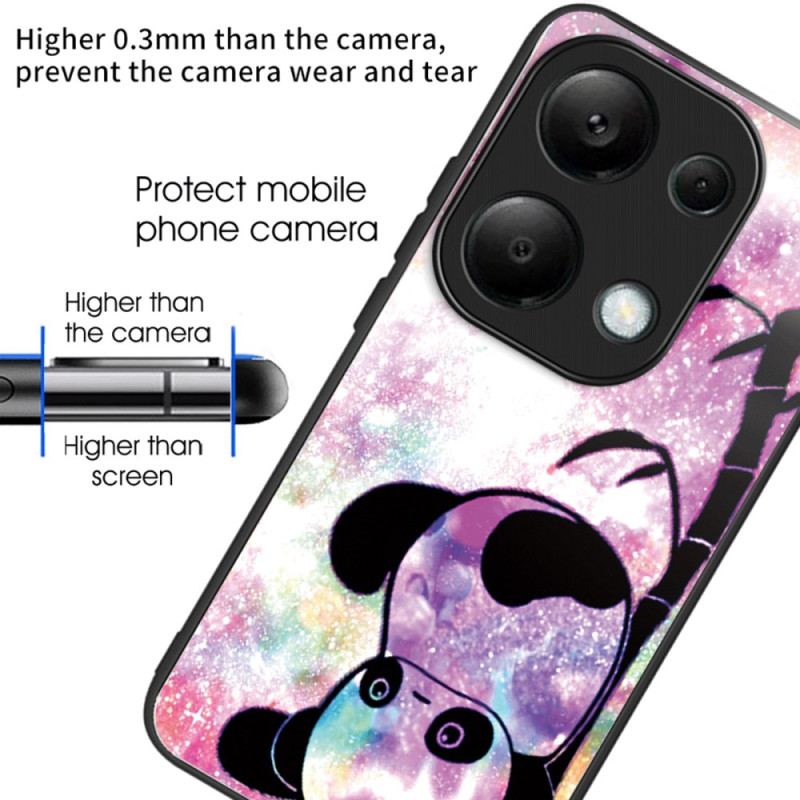 Futerały Xiaomi Redmi Note 13 Pro 4g Etui Na Telefon Urocze Szkło Hartowane Panda