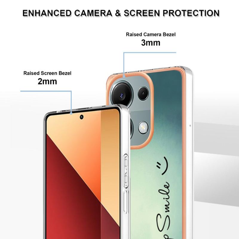 Futerały Xiaomi Redmi Note 13 Pro 4g Etui Na Telefon Zachowaj Uśmiech