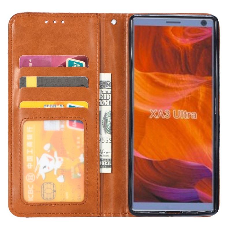 Etui do Sony Xperia 10 Classic Skórzany Pokrowiec Na Stojak