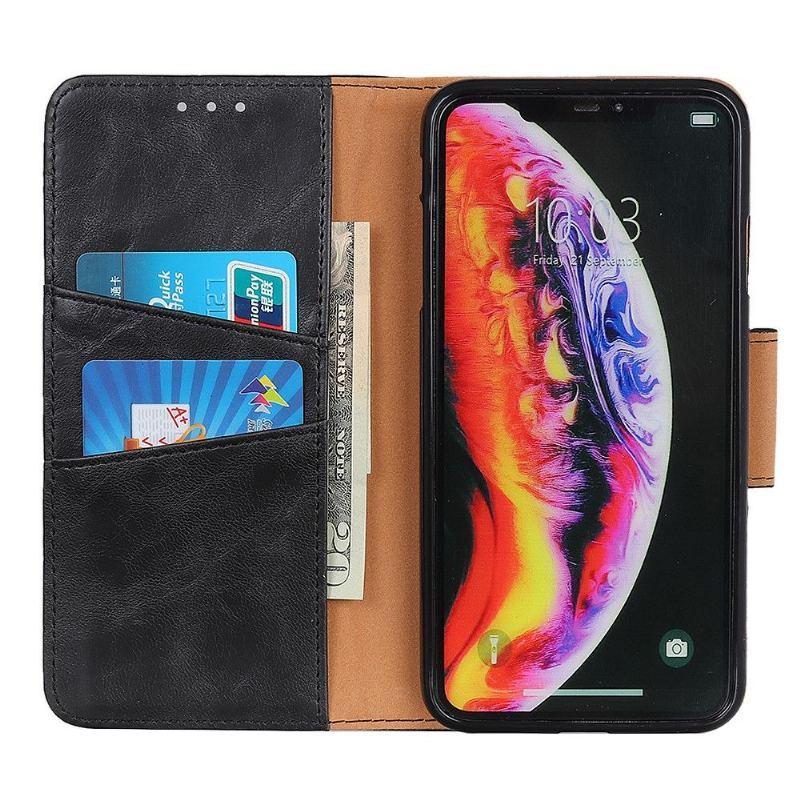 Etui do Samsung Galaxy A40 Anti-fall Edouard Etui Na Karty Ze Sztucznej Skóry