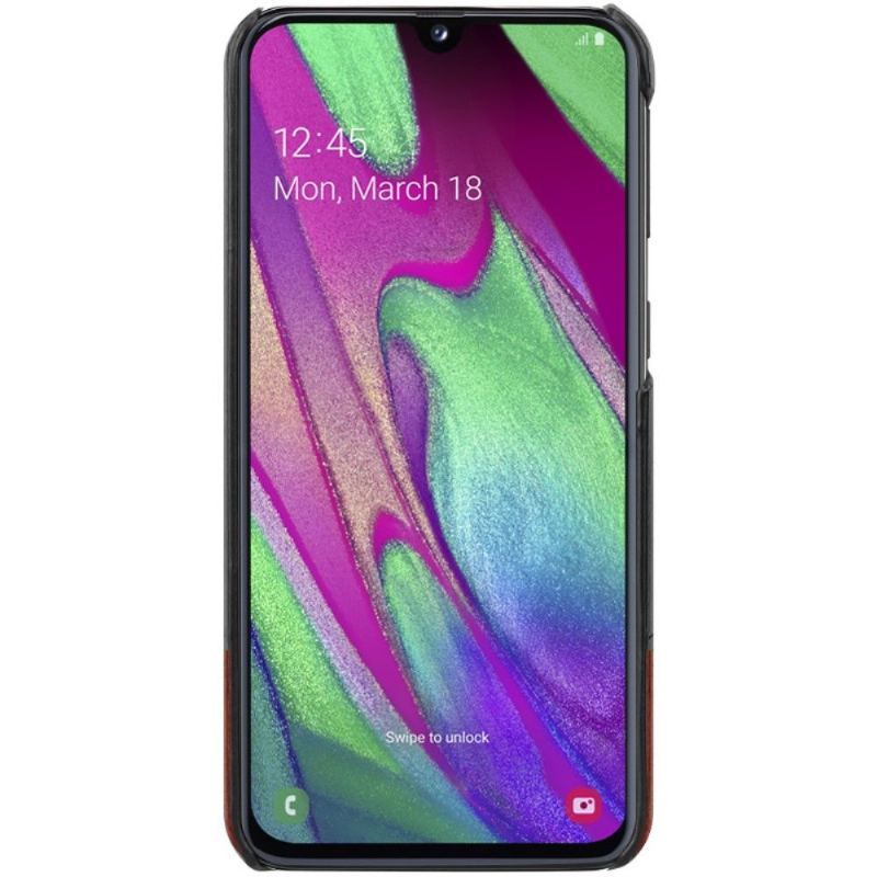 Etui do Samsung Galaxy A40 Biznes Imak Bicolor Sztuczna Skóra