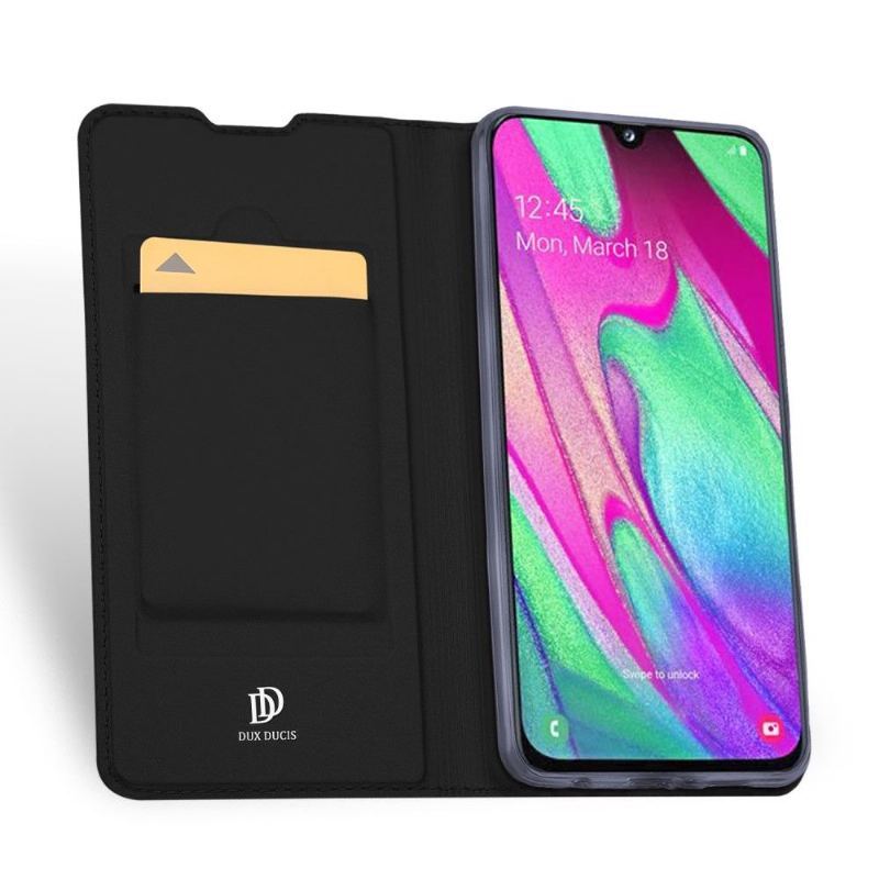 Etui do Samsung Galaxy A40 Classic Biznes Sztuczna Skóra