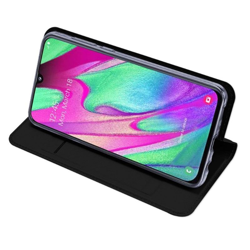 Etui do Samsung Galaxy A40 Classic Biznes Sztuczna Skóra