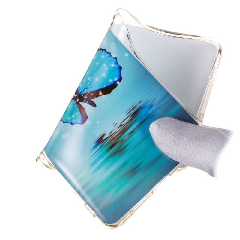 Etui do Samsung Galaxy A40 Luminous Blue Butterfly