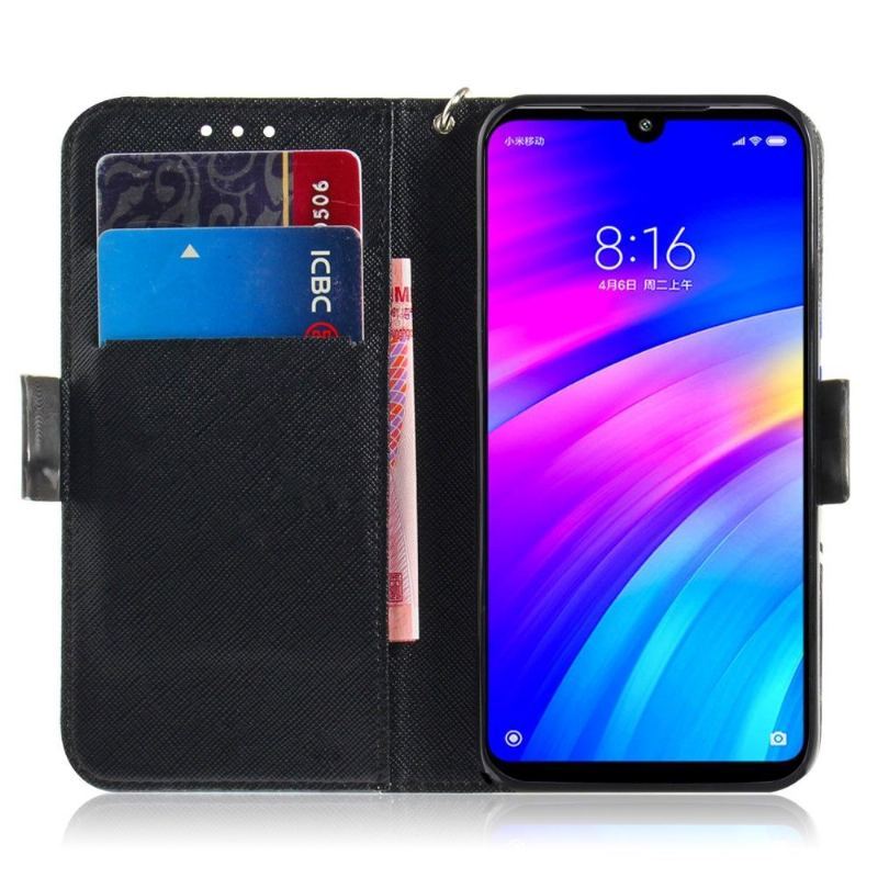 Etui do Samsung Galaxy A40 z Łańcuch Kolorowa Mandala